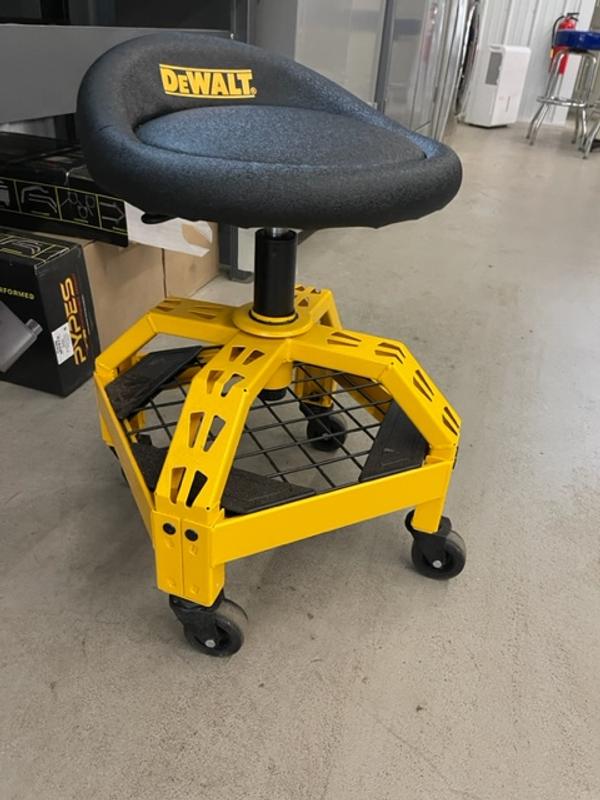 Adjustable Shop Stool With Casters DEWALT