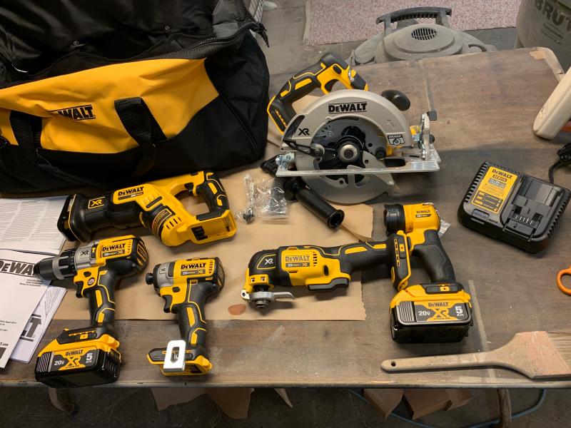 DEWALT DCK477D2 20V MAX Cordless Drill/Driver, Impact Driver