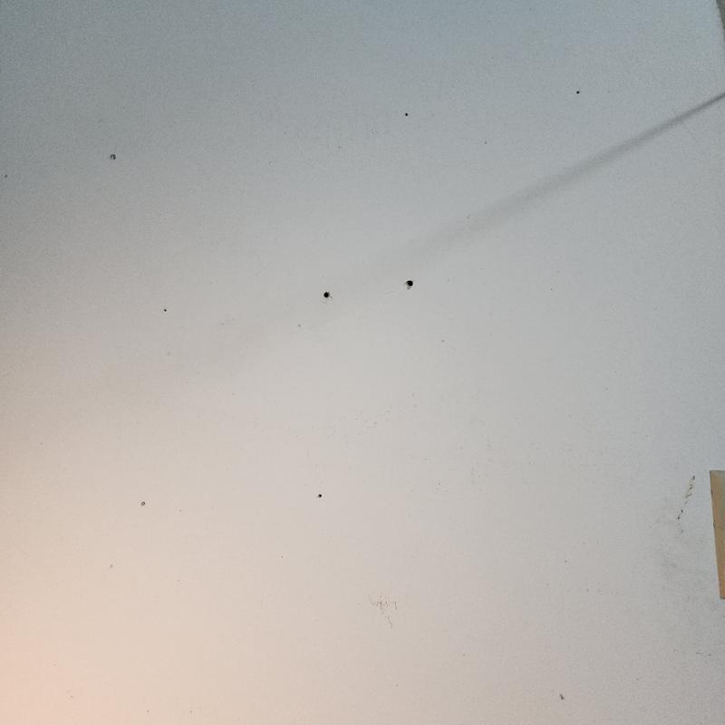 Said there was a stud at each hole, wrong!