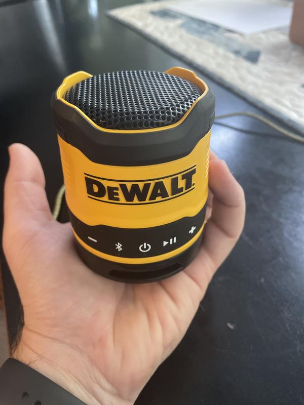 Rechargeable Mini Bluetooth Speaker DEWALT