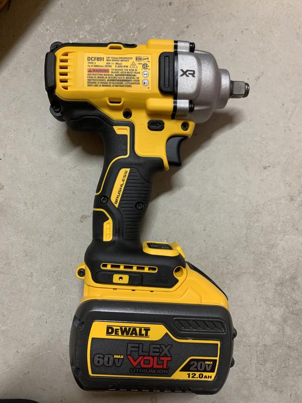 20V MAX XR 1 2 in. Mid Range Impact Wrench with Hog Ring Anvil