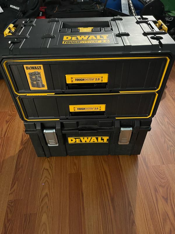 DeWalt Tough System 2.0 Two Drawer Unit Overview Review #DWST08320 #dewalt # toughsystem 