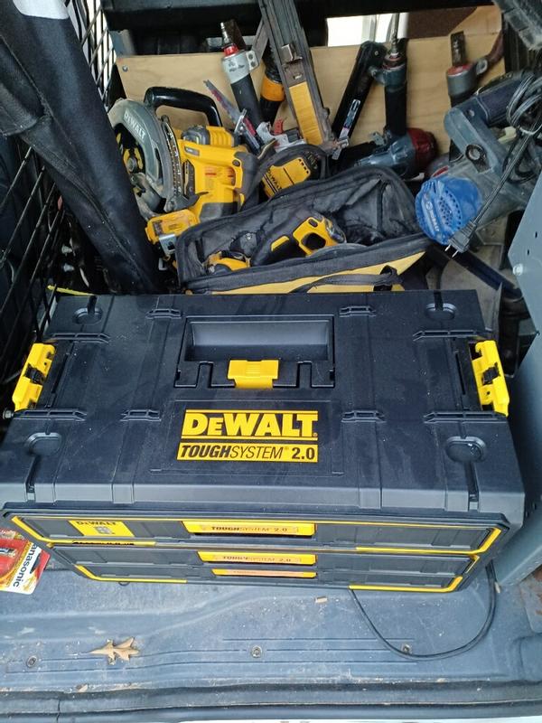 Dewalt DWST08330-1 Toughsystem 2.0 Tool Box 3 Shallow Drawer Toolbox  Organiser 3253561083303