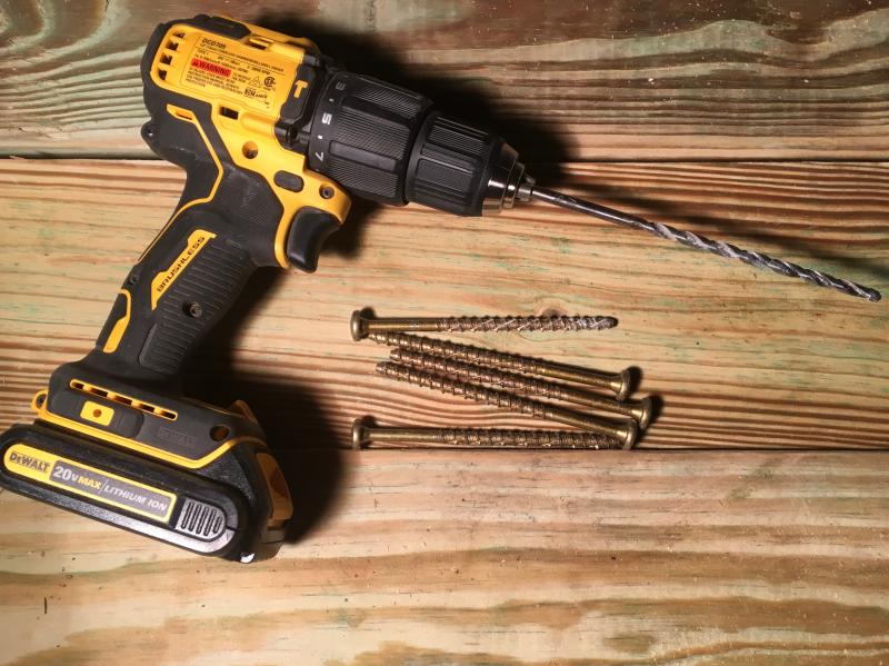 DeWalt DCD709C2 Atomic 20V Max Brushless Compact Cordless 1/2 Hammer Drill/Driver Kit