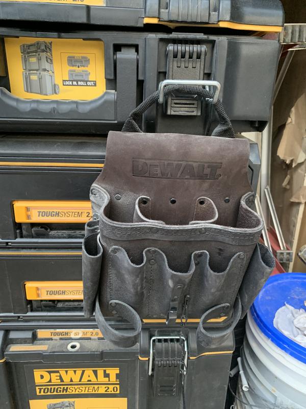 Dewalt leather pouch sale