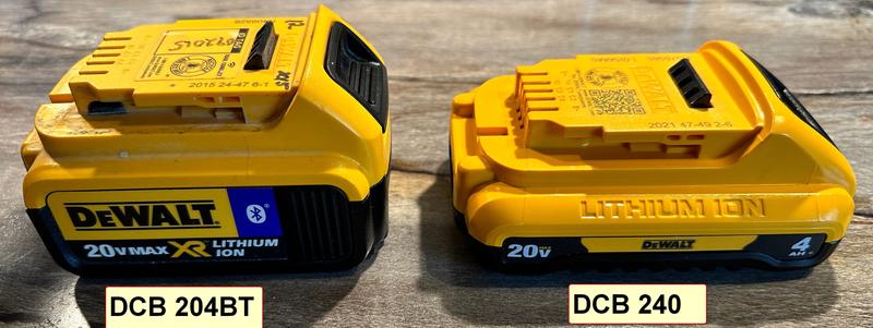 DEWALT Batería MAX* de 20 V, compacta, 4.0 Ah (DCB240)