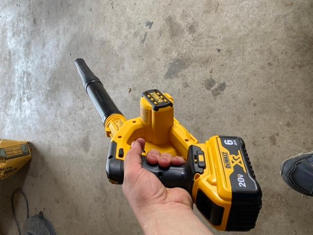 Dewalt-Souffleur sans fil aste DCE100, 20V, vitesse réglable, Max