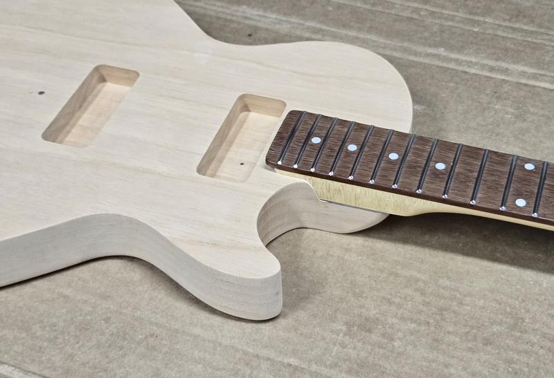 Piockup cavities and neck pocket routed