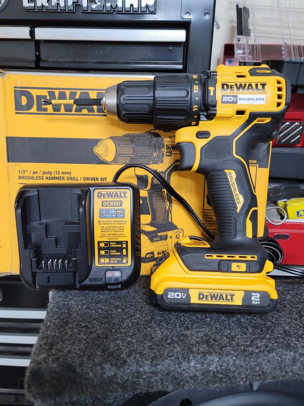 20V MAX* Brushless Cordless 1/2 in. Hammer Drill Kit | DEWALT