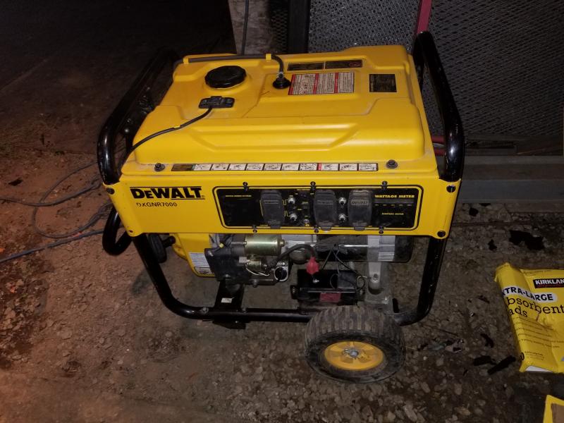 Dewalt generator best sale with honda engine