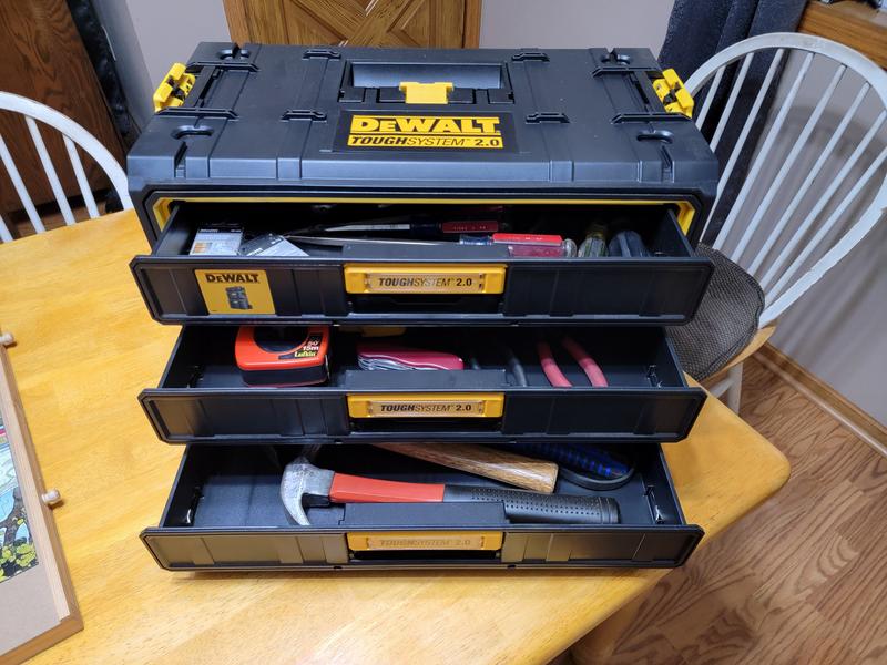 DEWALT DEWALT DWST08330-1 TOUGHSYSTEM 2.0 3 Drawer Toolbox