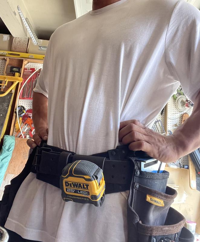 Dewalt leather tool belt sale