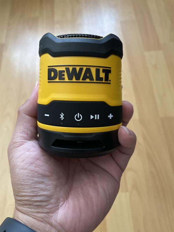 thumbnail image 2 of DEWALT DCR008 USB-C Rechargeable Mini Bluetooth Speaker – New 2 of 4