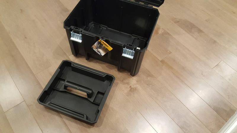 DEWALT TSTAK Tool Box, Extra Large Design, Removable Tray for Easy