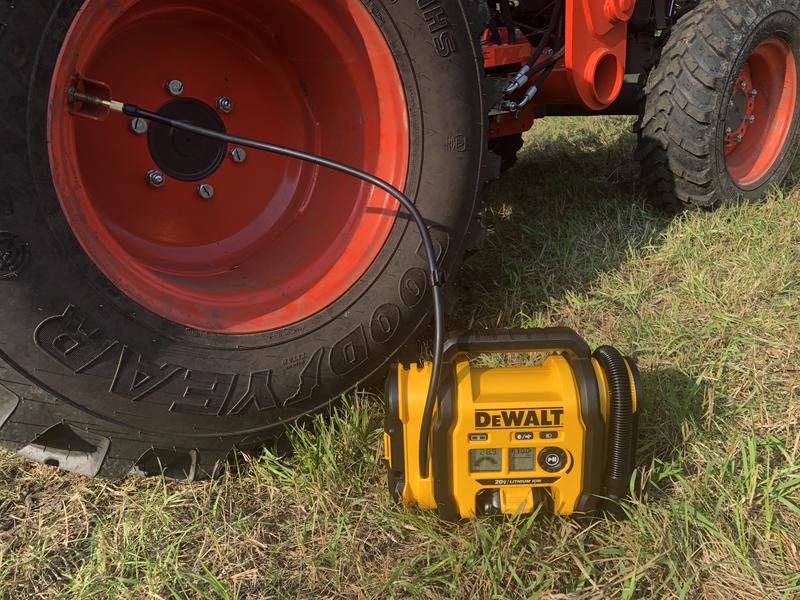 Dewalt tire online inflator