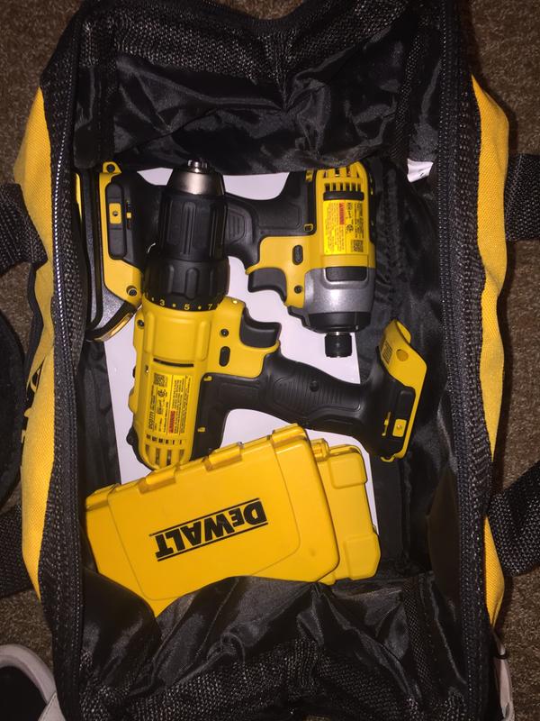 20V MAX Drill Driver Impact Driver Combo Kit DEWALT