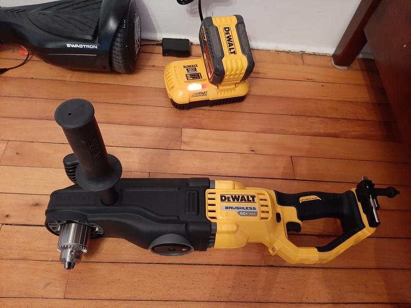 Dewalt 60 volt right best sale angle drill