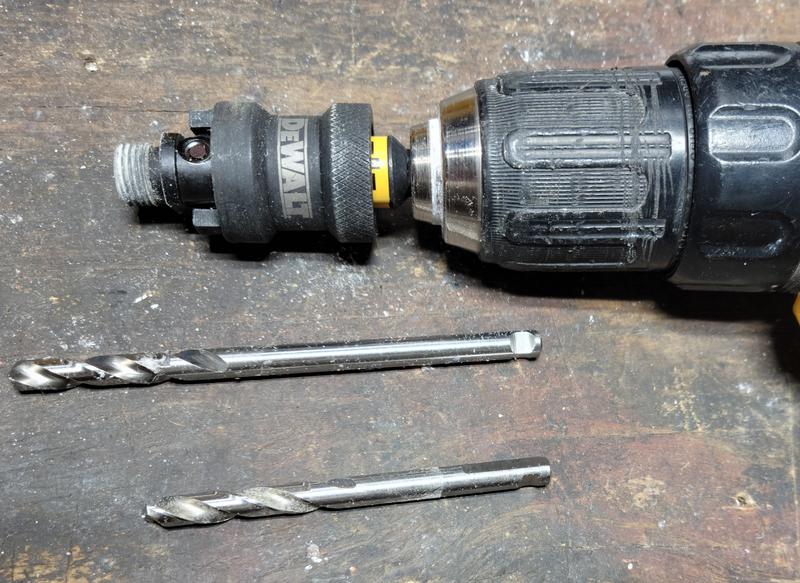 Dewalt quick deals release drill bits