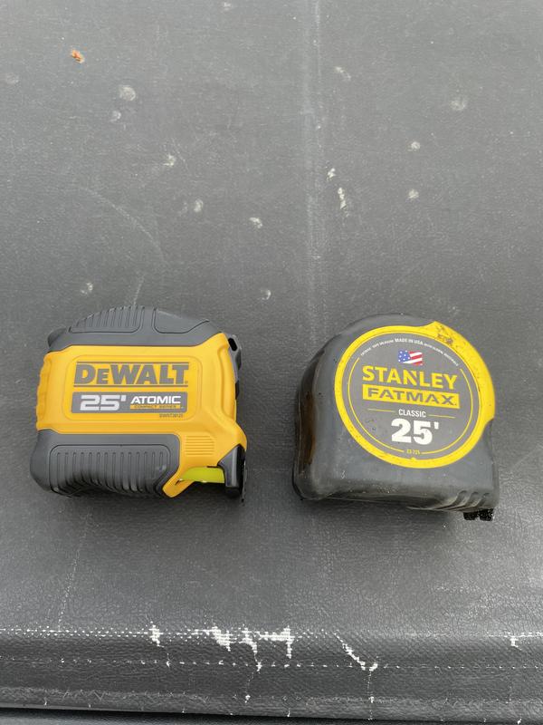 ATOMIC COMPACT SERIES 25 ft. Tape Measure DEWALT