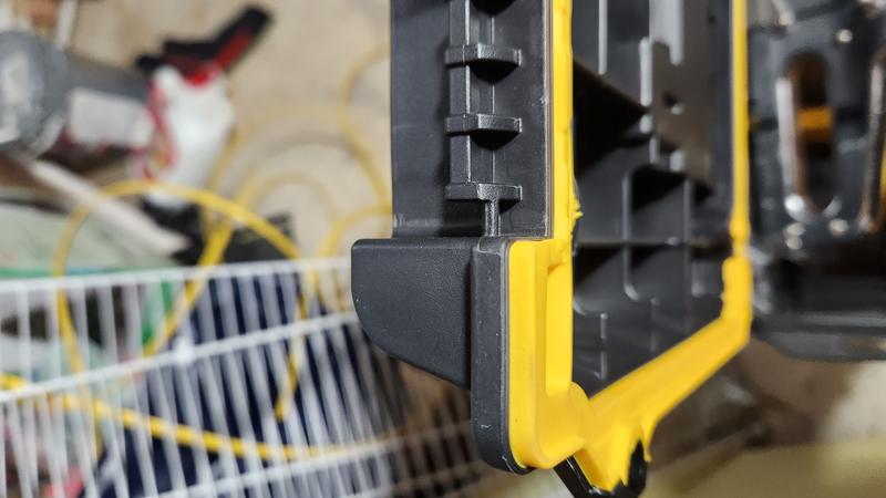 DEWALT - DeWalt ToughSystem 2.0 15.3 In. Deep Half Tool Box Black Yellow
