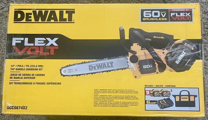 60V MAX 14-In. Brushless Cordless Top Handle Chainsaw Kit