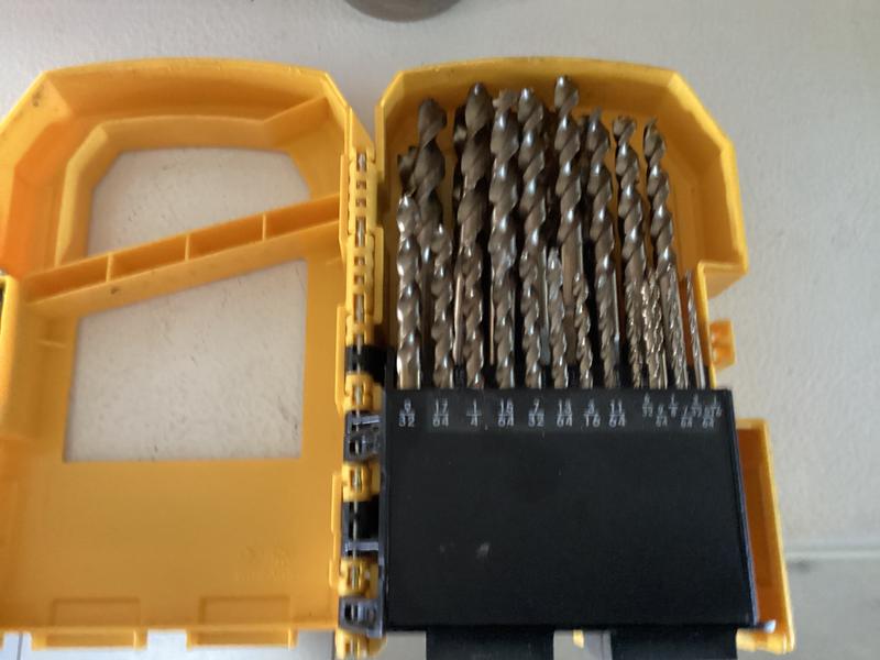 Dewalt gold ferrous drill bit set hot sale