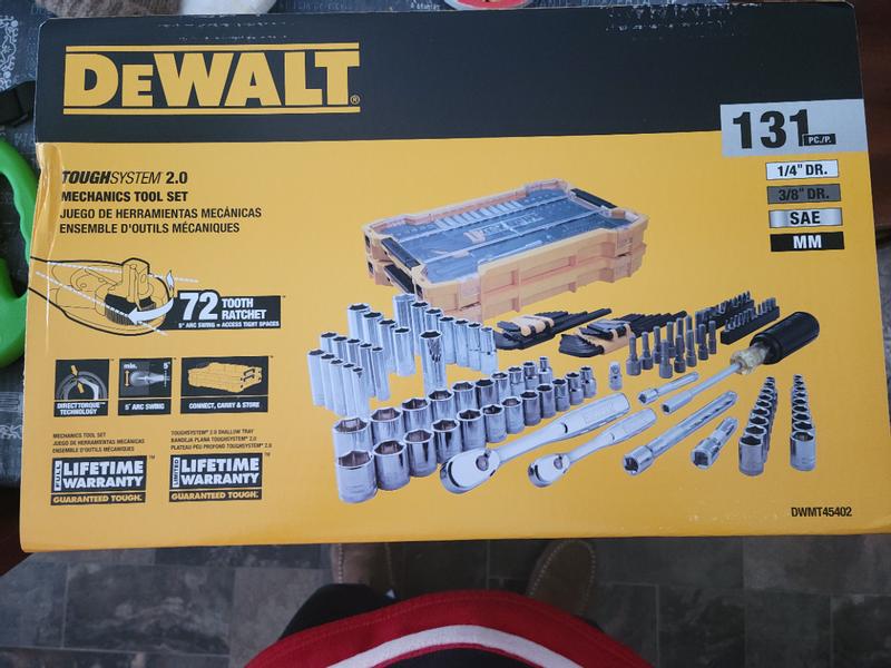 Dewalt tough system mechanics deals tool set