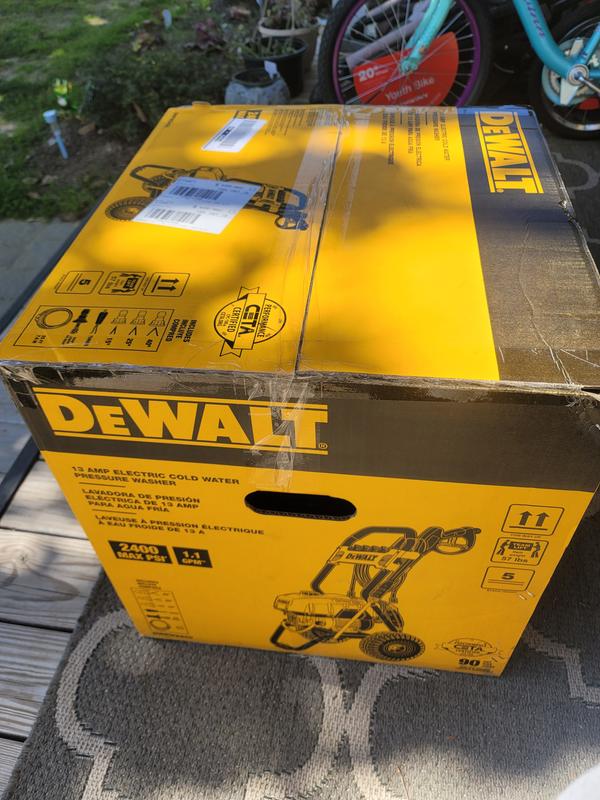 DeWALT 2400 PSI Electric Pressure Washer! Unboxing and Review. 