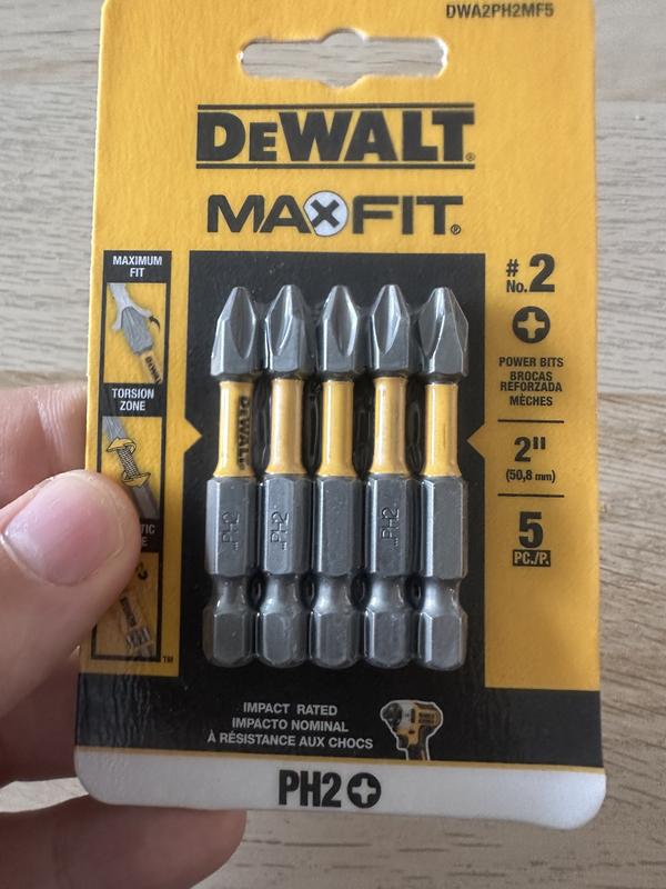 DeWalt MAXFIT Clutch 3/16 in. x 1 in. L Insert Bit S2 Tool Steel 2 pc. -  Total Qty: 1; Each, Count of: 1 - Metro Market