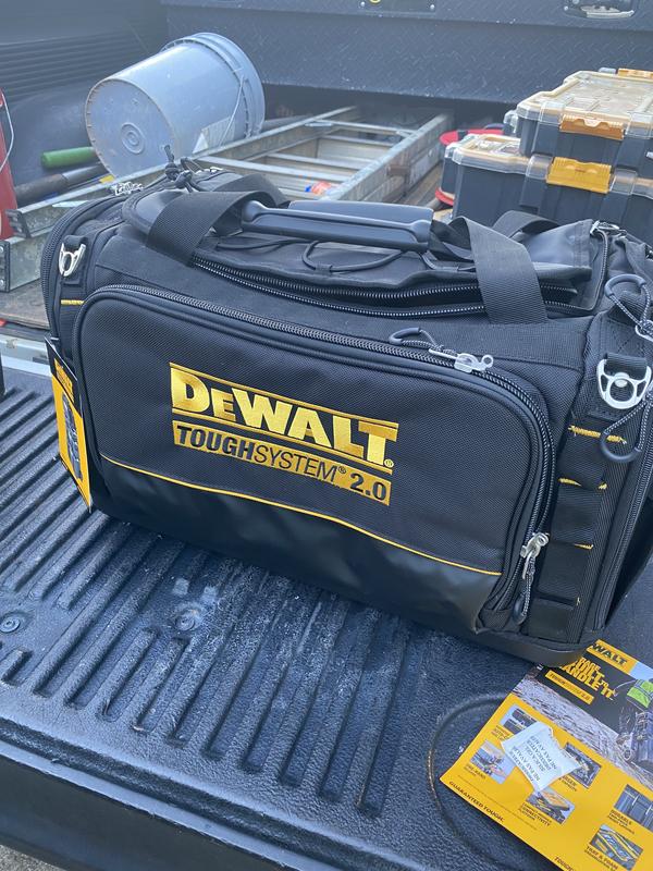 DEWALT ToughSystem 2.0 Compact Tool Bag with Carry Handles & Shoulder Strap