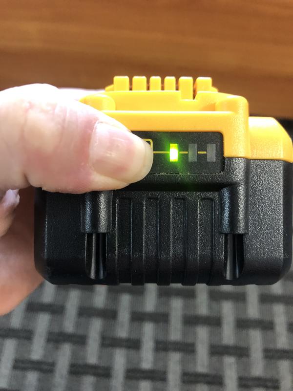 Battery used once won’t charge