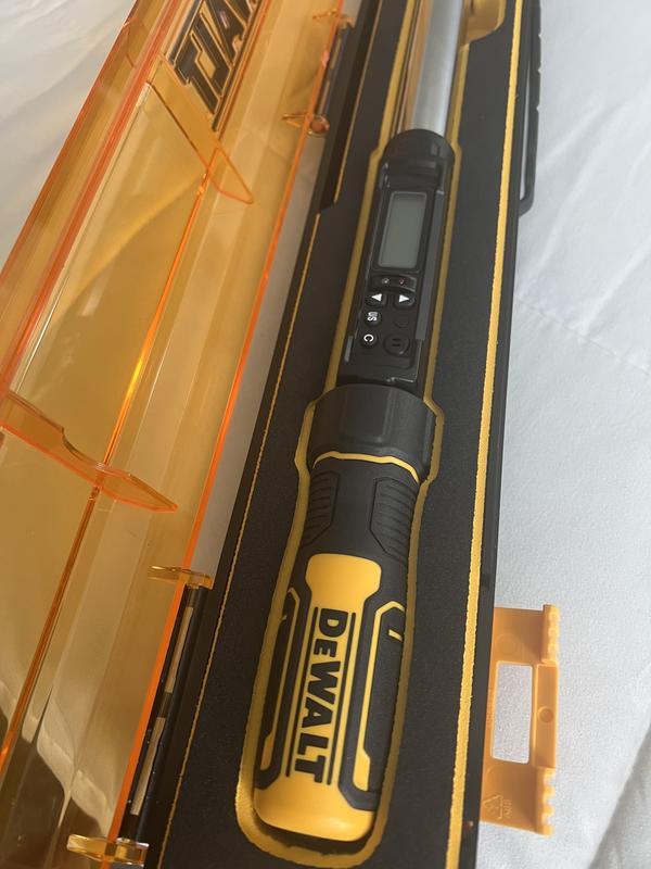 DeWalt 1 2IN Drive Digital Torque Wrench DEWALT