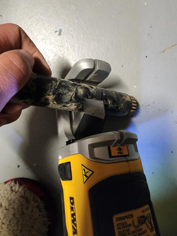 IMPACT CONNECT PVC PEX Pipe Cutter Attachment DEWALT