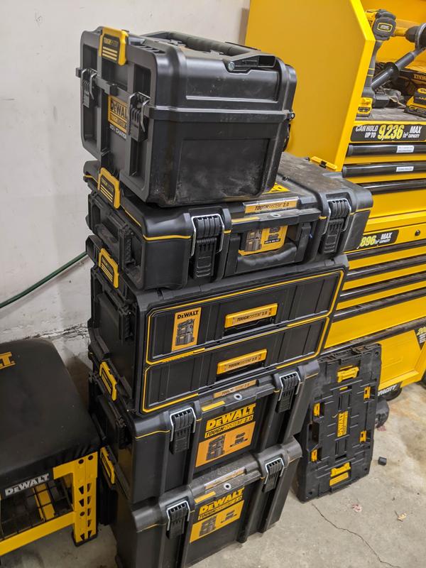 DEWALT ToughSystem 2.0 Corded 20V Dual Port Charger Storage Case