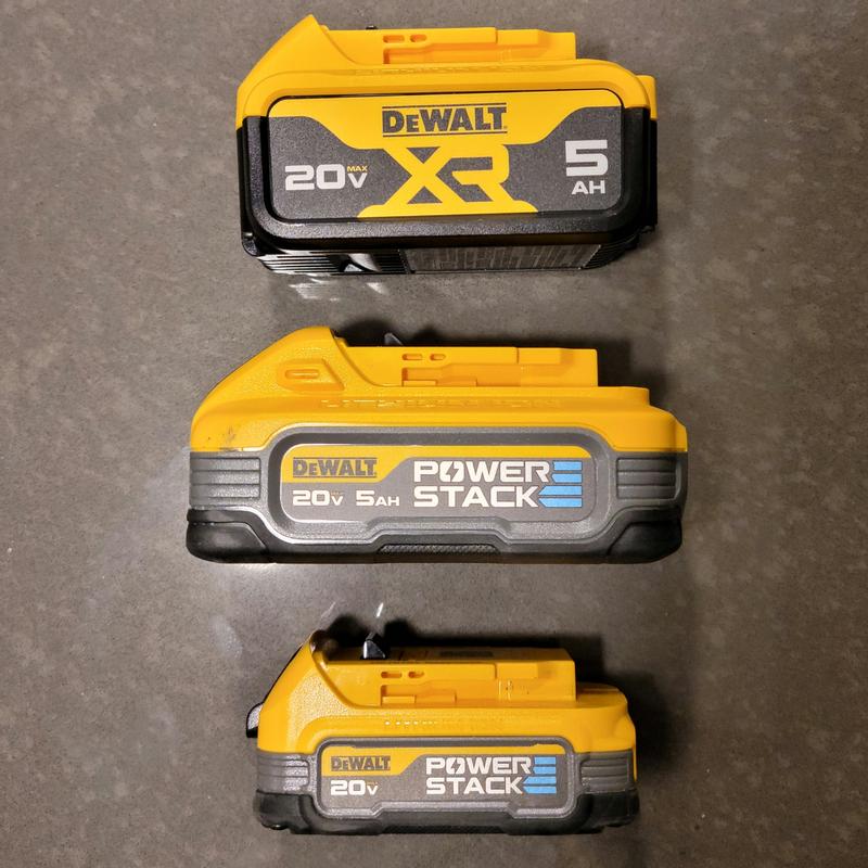 DEWALT 20V MAX POWERSTACK Oil Resistant 5.0 Battery DCBP520G - Acme Tools