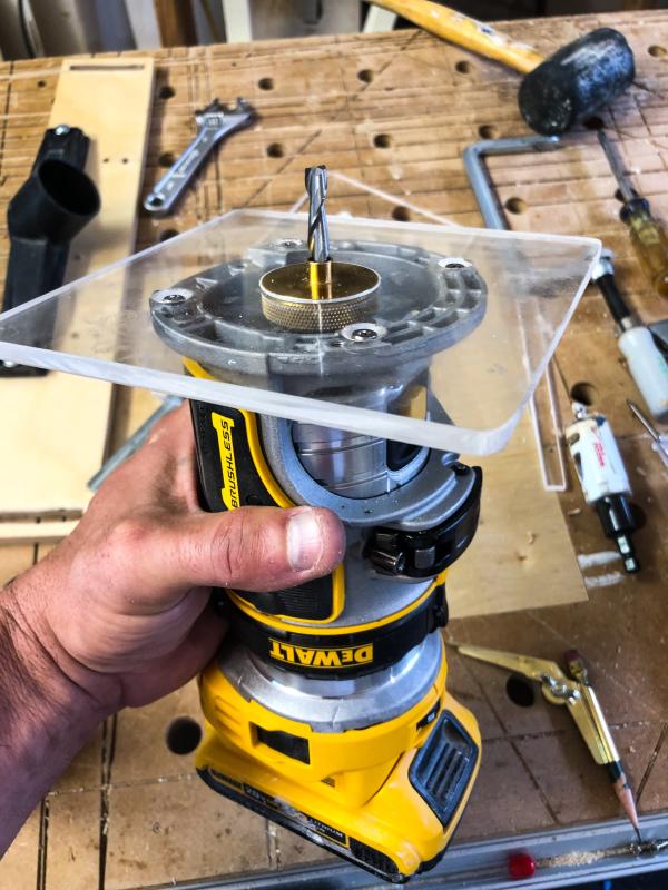 Fresadora Compacta 20v Brushless S/batería Dcw600b Dewalt