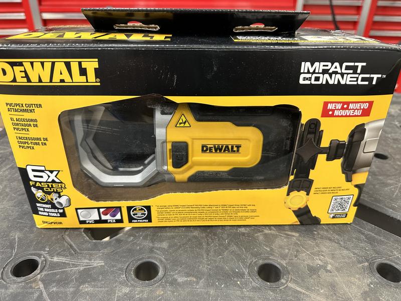 DEWALT IMPACT CONNECT PVC/PEX Pipe Cutter Attachment DWAPVCIR - Acme Tools