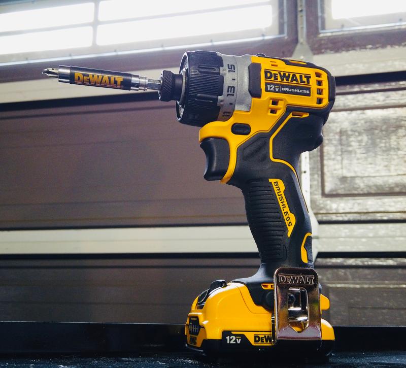 XTREME 12V MAX Brushless Cordless 1 4 in Screwdriver Kit DEWALT