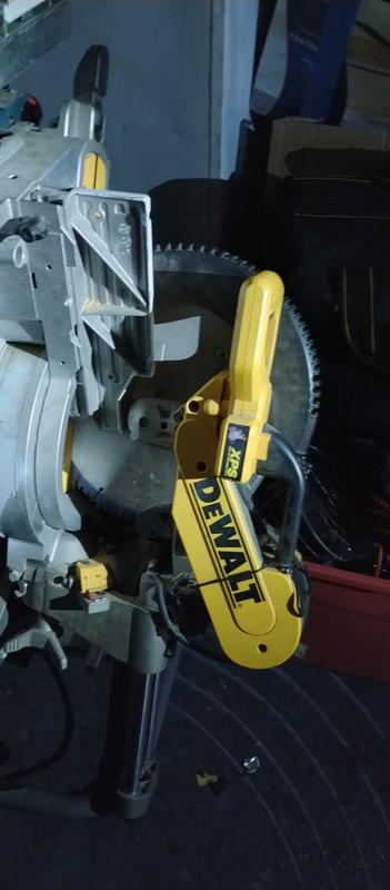 My DeWalt saw in all its beauty .