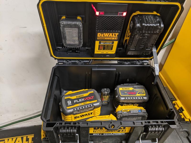 Dewalt tough system store battery storage