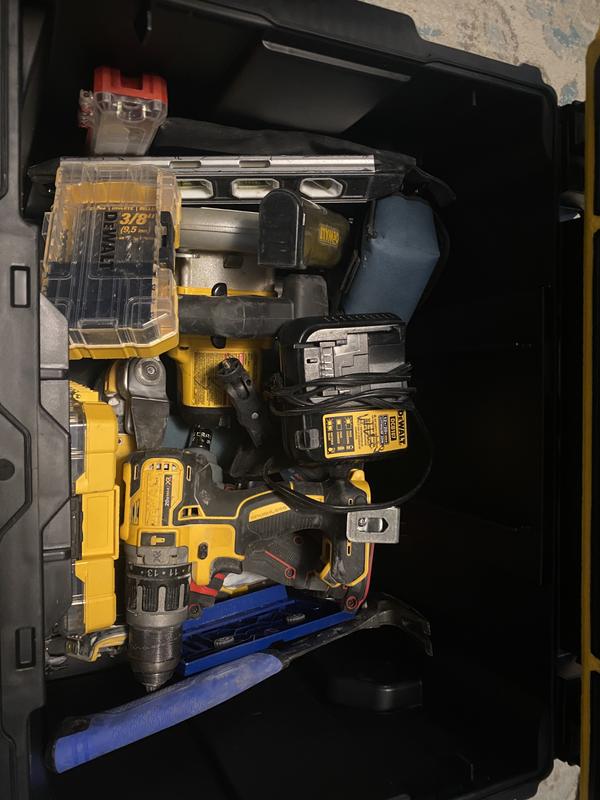 DEWALT - With a removable handle, the ToughSystem® 2.0 Rolling Toolbox  easily goes into your truck so you can get to the next job.