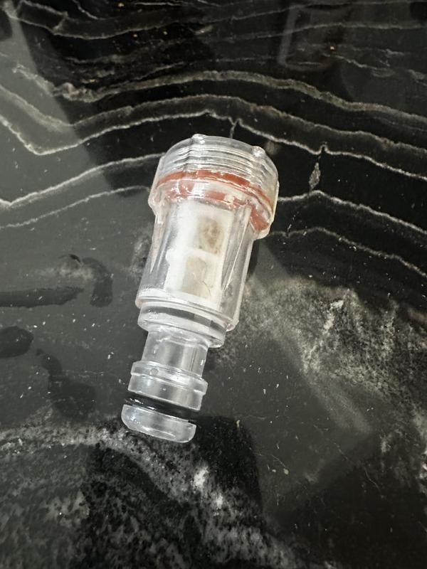 Cracked water hose connection