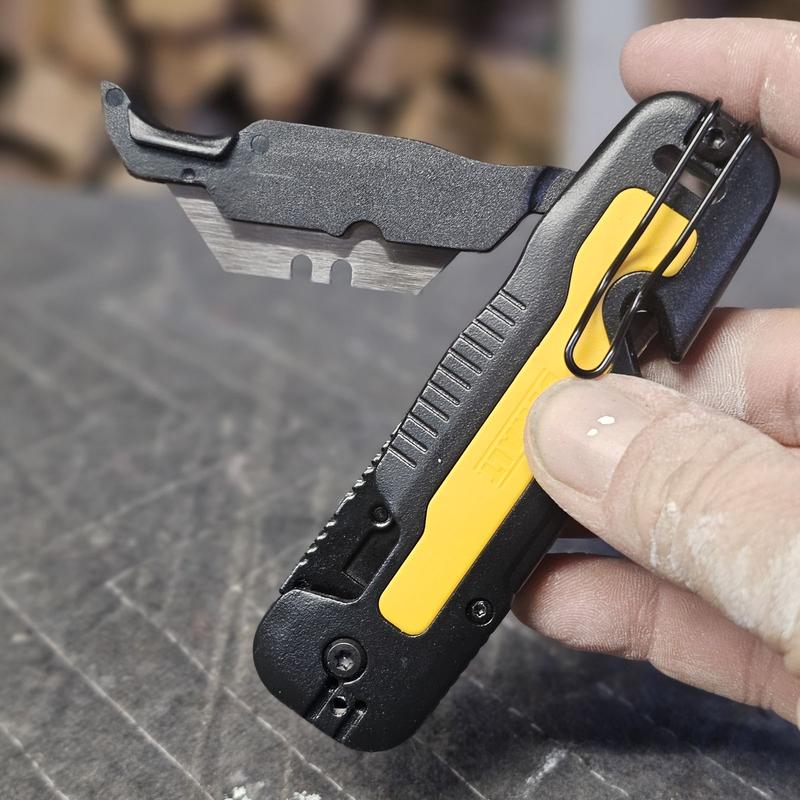 Game Changing magnetic storage compartment keeps blades in the holder upsidedown