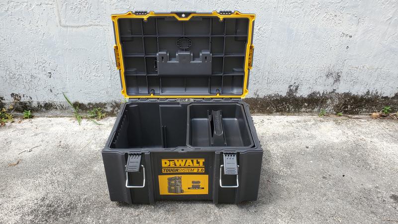DEWALT ToughSystem 2.0 Large Tool Box, 110 Lb. Capacity
