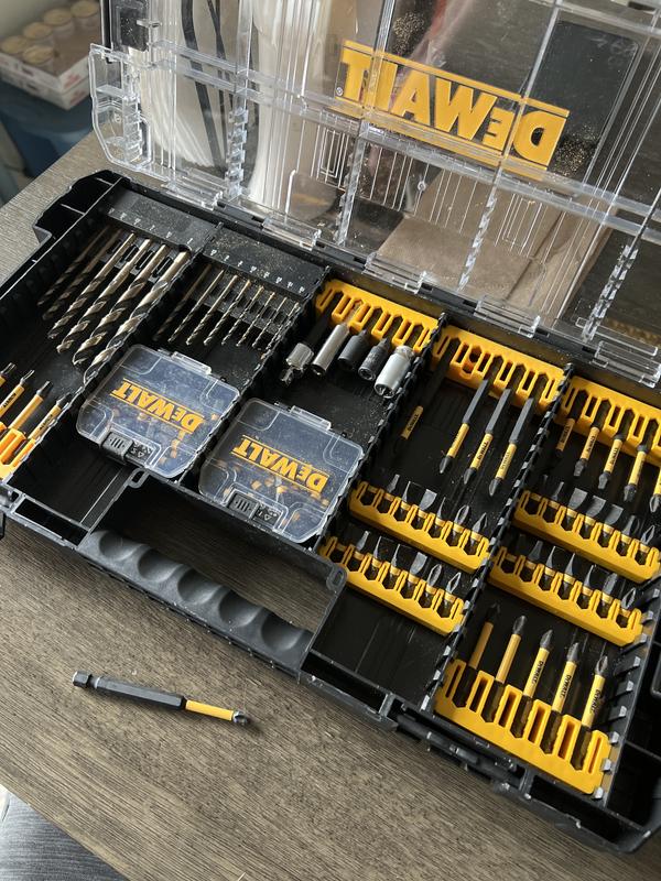 Dewalt Tool Box DEWALT Dwangft100set FlexTorq 100-piece Impact