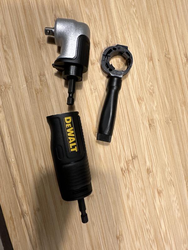 DEWALT 2-In-1 Modular 1/4 Square FlexTorq Right Angle Drill Attachment in  the Drill Parts & Attachments department at