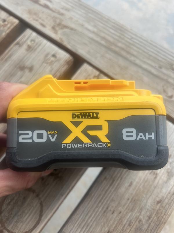 20V MAX XR POWERPACK 8 Ah Battery DEWALT