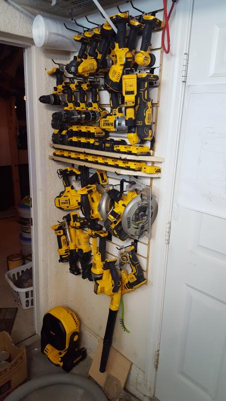 My Dewalt wall