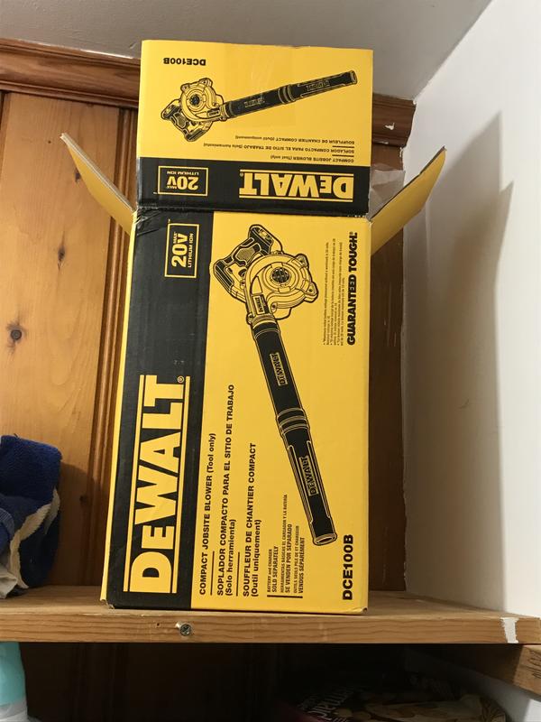DeWALT's Mini Cordless 20v Blower (DCE100) Freaking Awesome 