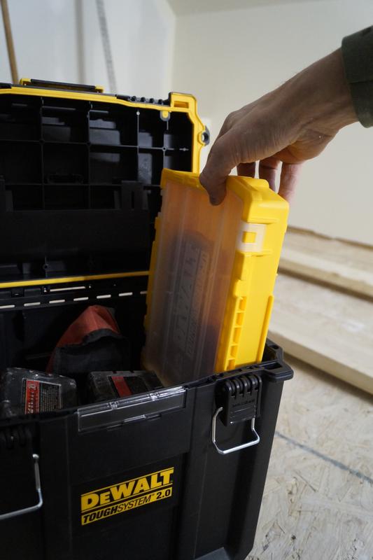 DEWALT TOUGHSYSTEM 2.0 22 In. Small Tool Box, 21.8 In. Tool Box And 10 Compartment Deep Small Parts Organizer Dwst08165w32040